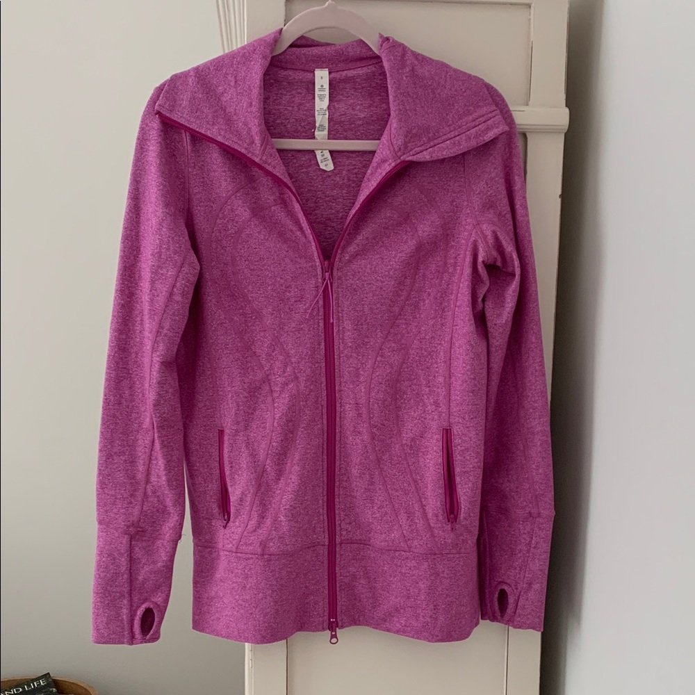 Lululemon Athletica Purple-pinkish hue Fitted Long Sleeve jacket